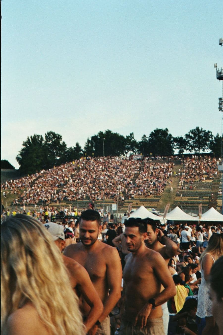 Crowd at the cricket